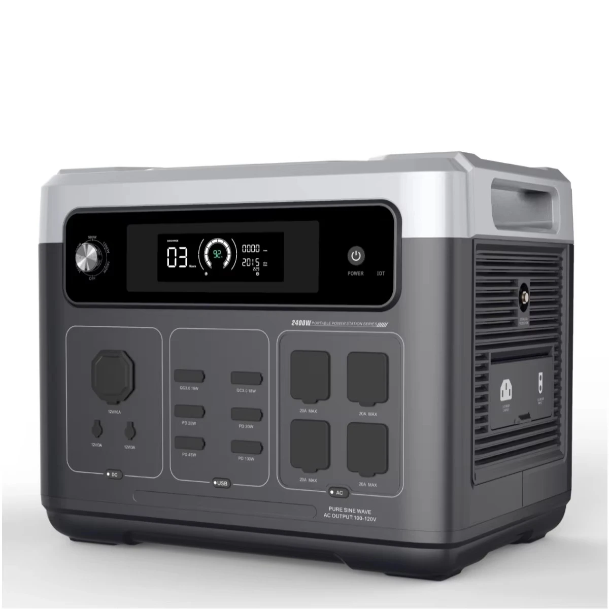 Portable Power Station - P2001 PLUS Przenośna Stacja Zasilania 2400W