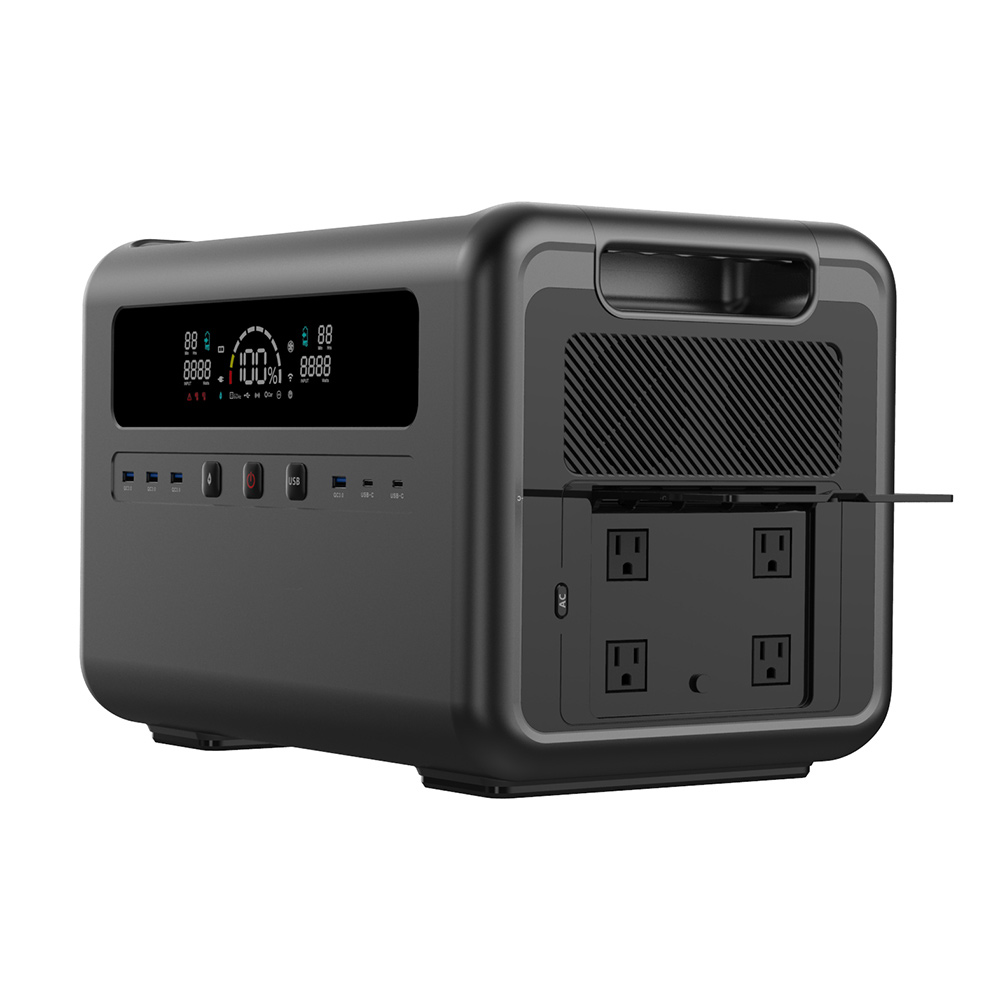 Portable Power Station - Generator solarny 2400W, przenośna stacja zasilania