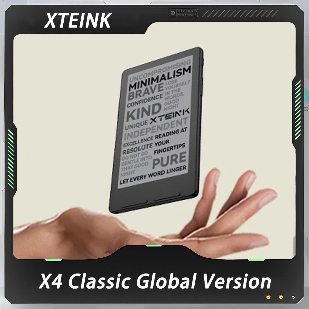 Renewable Energy Book - XTEINK X4 – klasyczny czytnik e-booków,