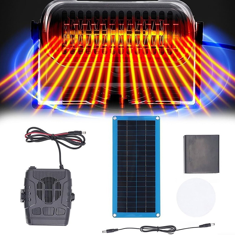 Solar Panel Monocrystalline - Grzejnik elektryczny i monokrystaliczny panel słoneczny