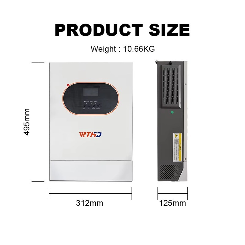 6.2KW Jednofazowy Inwerter Sol – Hybrid Solar Inverter recenzja i cena