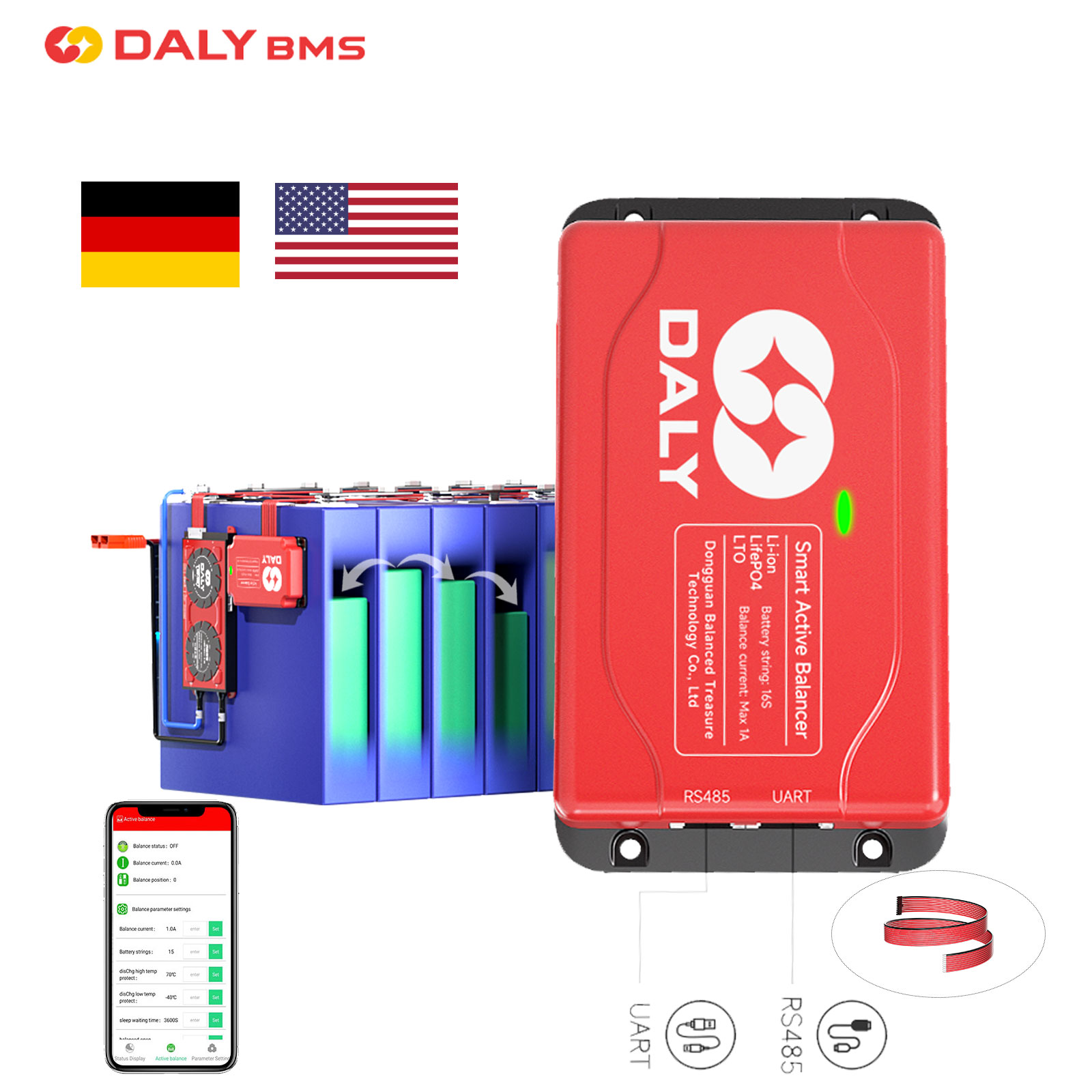 Daly 1A aktywny korektor wyważ – Battery Equalizer Balancer recenzja i cena