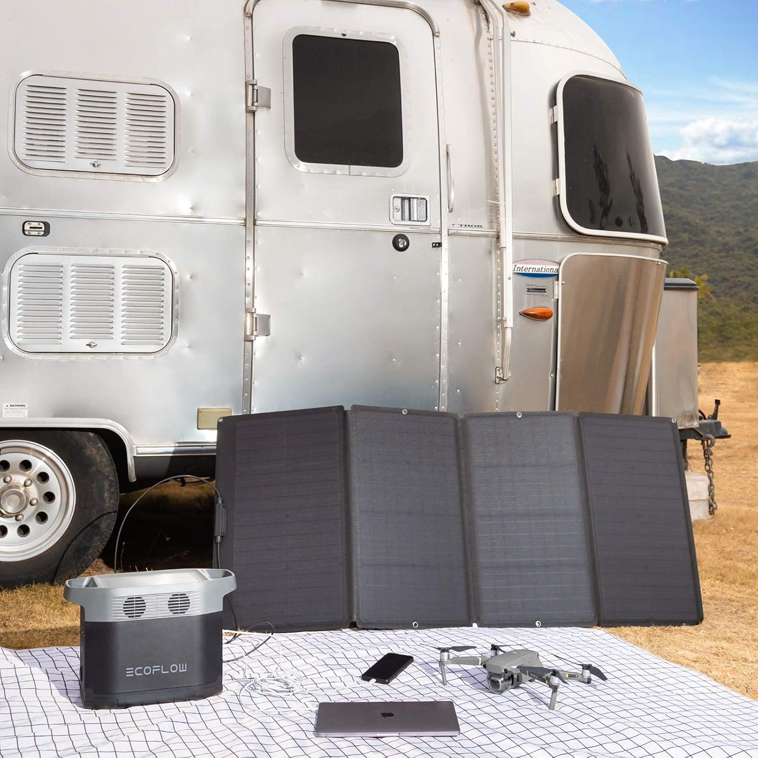 Składany panel słoneczny 160 W – Portable Power Station recenzja i cena